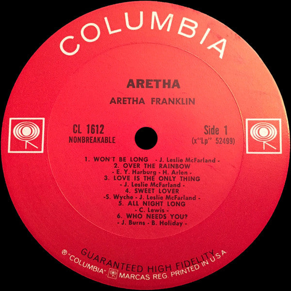 Aretha Franklin - Aretha (1962 MONO)