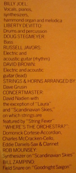 Billy Joel - The Nylon Curtain