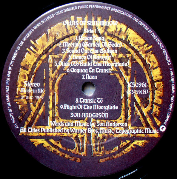 Jon Anderson - Olias Of Sunhillow