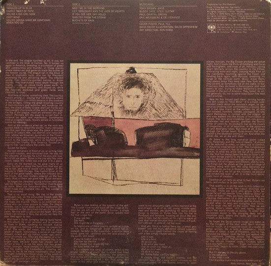Bob Dylan - Blood On The Tracks (LP) [US] RP (Near Mint (NM or M-))