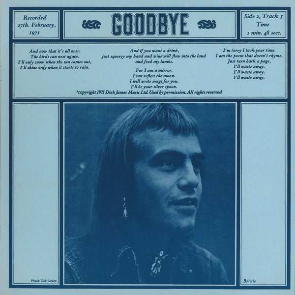 Elton John - Madman Across The Water (LP) [US] 1st