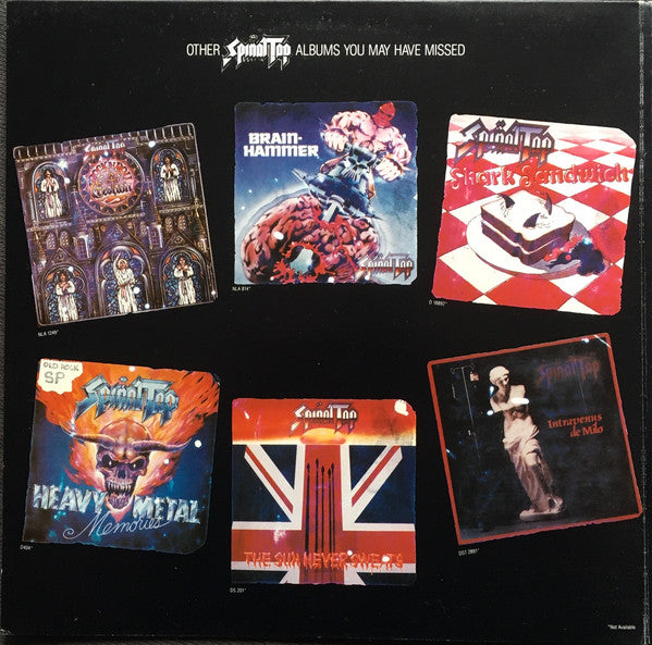 Spinal Tap - Spinal Tap (From The Original Motion Picture Soundtrack "This Is Spinal Tap", An Embassy Pictures Release) (LP) [US] 1st