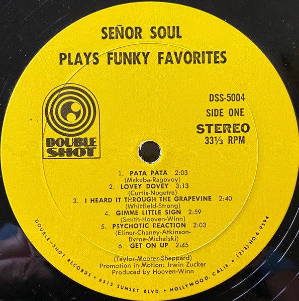 Señor Soul - Plays Funky Favorites (1968 STEREO)