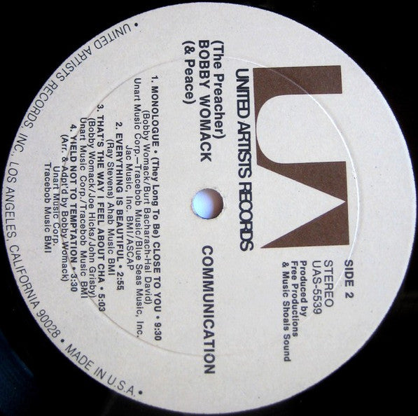Bobby Womack - Communication (LP) [US] 1st (Near Mint (NM or M-))