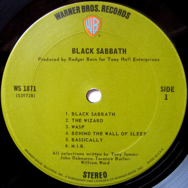 Black Sabbath - Black Sabbath (LP) [US] 1st (Very Good Plus (VG+))