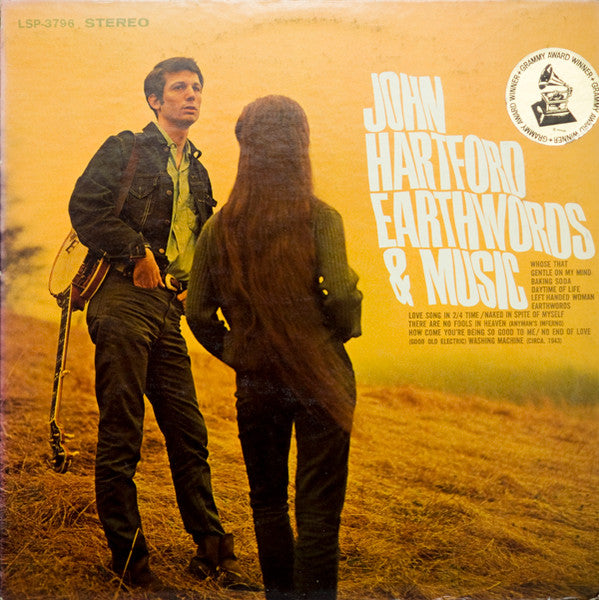 John Hartford - Earthwords & Music (LP) [US] 1st (Very Good Plus (VG+))
