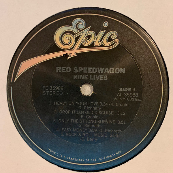REO Speedwagon - Nine Lives (LP) [US] 1st