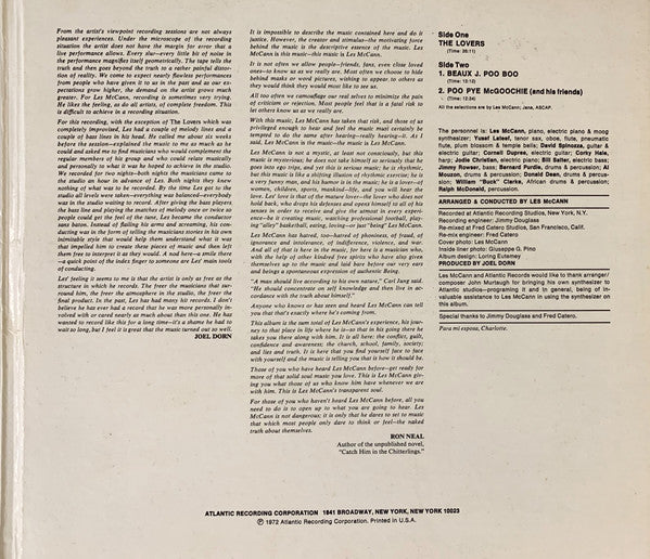 Les McCann - Invitation To Openness (LP) [US] 1st (Near Mint (NM or M-))