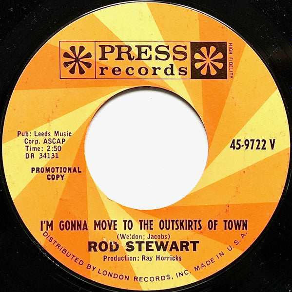 Rod Stewart - Good Morning Little Schoolgirl (7") [US] 1st (Very Good Plus (VG+))