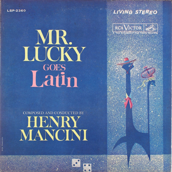 Henry Mancini - Mr. Lucky Goes Latin (LP) [US] 1st (Very Good Plus (VG+))