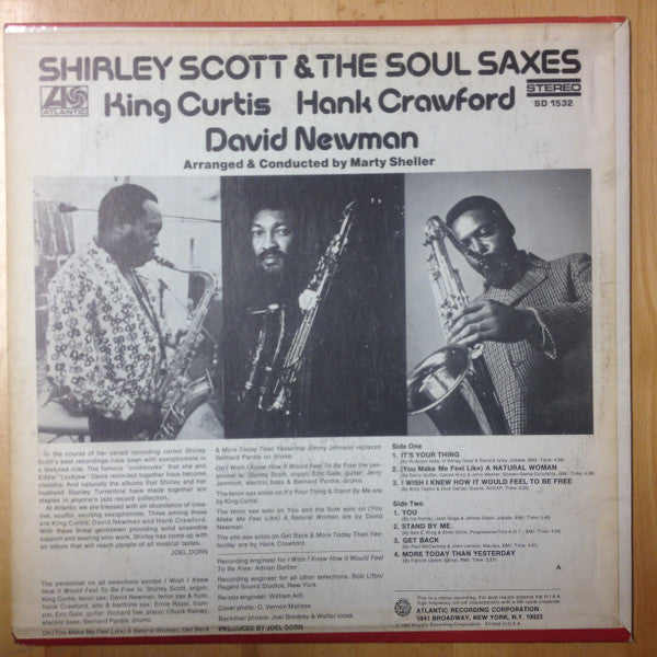 Shirley Scott & The Soul Saxes - Shirley Scott & The Soul Saxes (LP) [US] 1st (Near Mint (NM or M-))