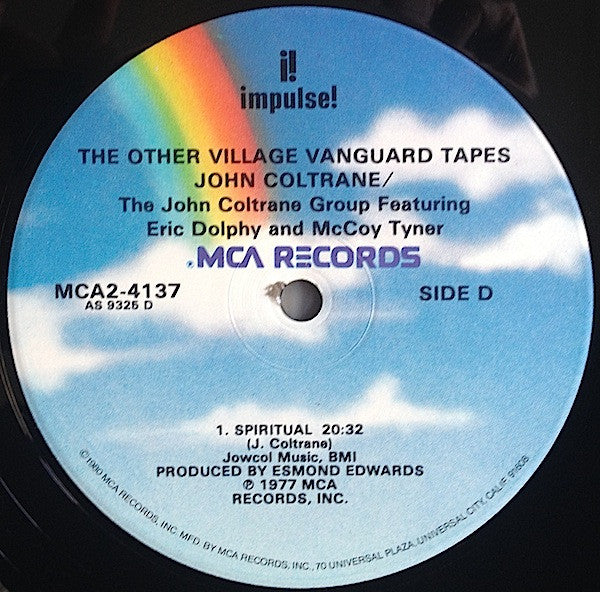 John Coltrane - The Other Village Vanguard Tapes (LP) [US] 1980 RP