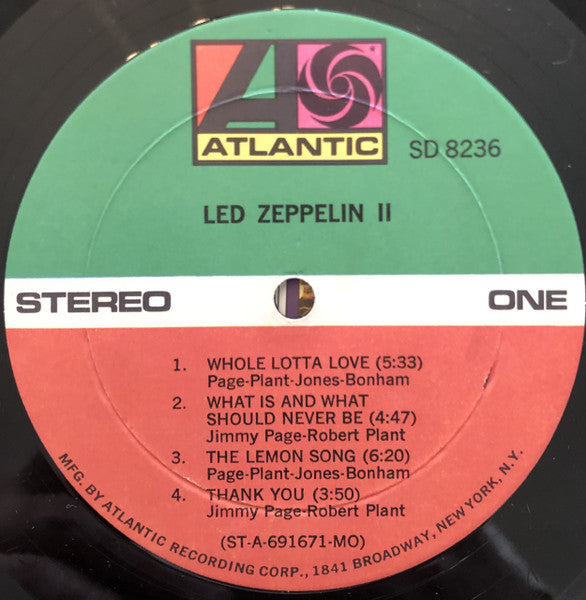 Led Zeppelin - Led Zeppelin II (LP) [US] 1969 RP (Very Good Plus (VG+))