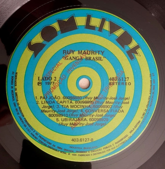Ruy Maurity - Ganga Brasil (LP) [Brazil] 1st