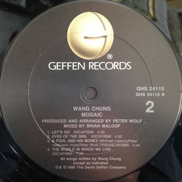 Wang Chung - Mosaic (LP) [US] 1st