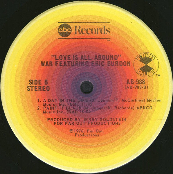 Eric Burdon & War - Love Is All Around