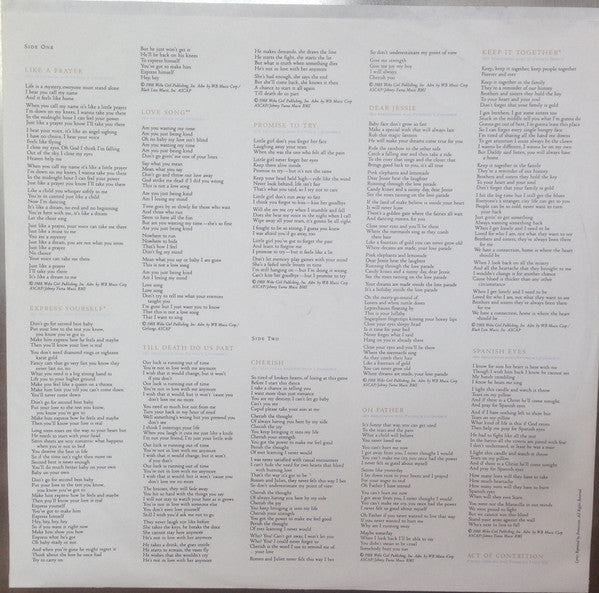 Madonna - Like A Prayer (LP) [US] 1st