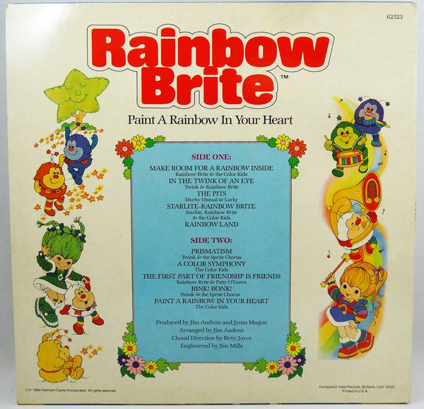 Rainbow Brite - Rainbow Brite - Paint A Rainbow In Your Heart (LP) [US] 1st