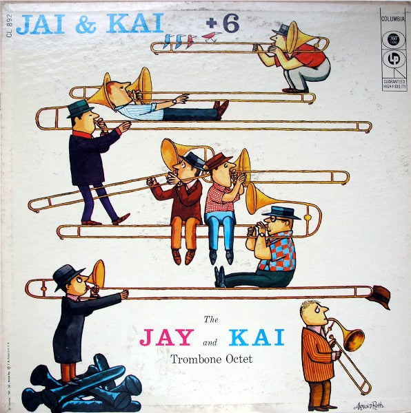 J.J. Johnson - Jay & Kai + 6: The Jay And Kai Trombone Octet (LP) [US] 1st (Very Good Plus (VG+))