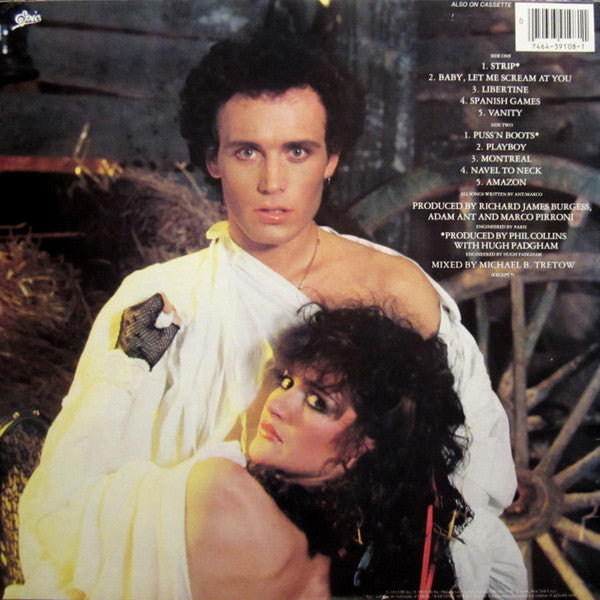 Adam Ant - Strip (LP) [US] 1st (Mint (M))