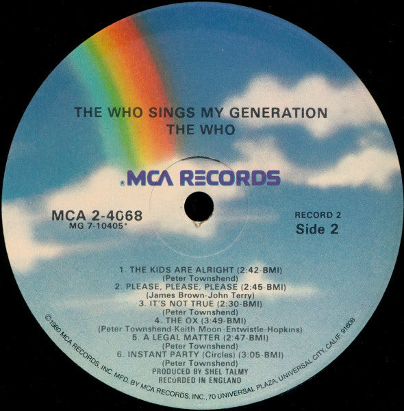 The Who - Magic Bus / The Who Sings My Generation (1973 Compilation RE)