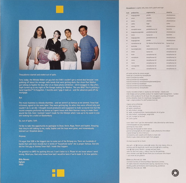 theaudience - theaudience (LP) [UK] 2022 RP (Near Mint (NM or M-))