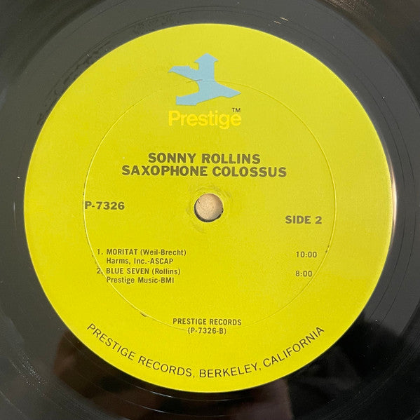 Sonny Rollins - Saxophone Colossus (LP) [US] 1972 RP (Very Good Plus (VG+))