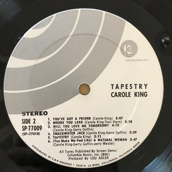 Carole King - Tapestry (LP) [US] 1st (Very Good Plus (VG+))
