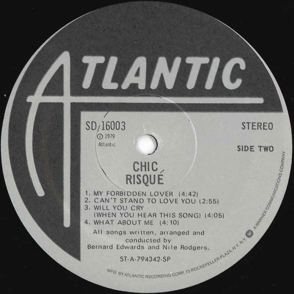 Chic - Risqué (LP) [US] 1st