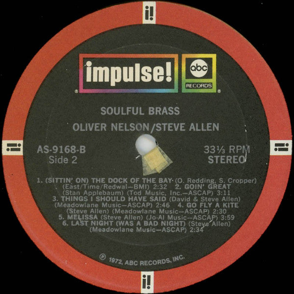 Oliver Nelson - Soulful Brass (LP) [US] 1972 RP (Mint (M))
