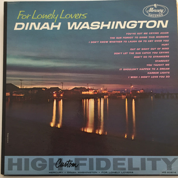 Dinah Washington - For Lonely Lovers (1960 MONO)