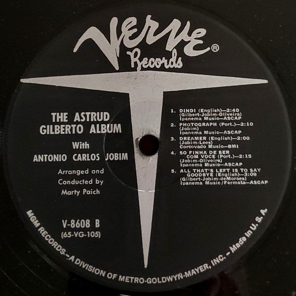Astrud Gilberto - The Astrud Gilberto Album (LP) [US] 1st (Very Good Plus (VG+))