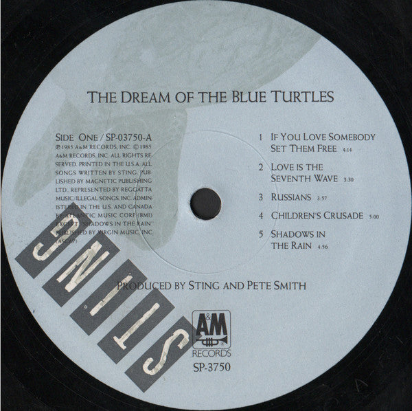 Sting - The Dream Of The Blue Turtles (LP) [US] 1st (Mint (M))