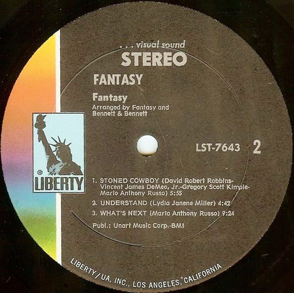 Fantasy (14) - Fantasy (LP) [US] 1st (Very Good Plus (VG+))