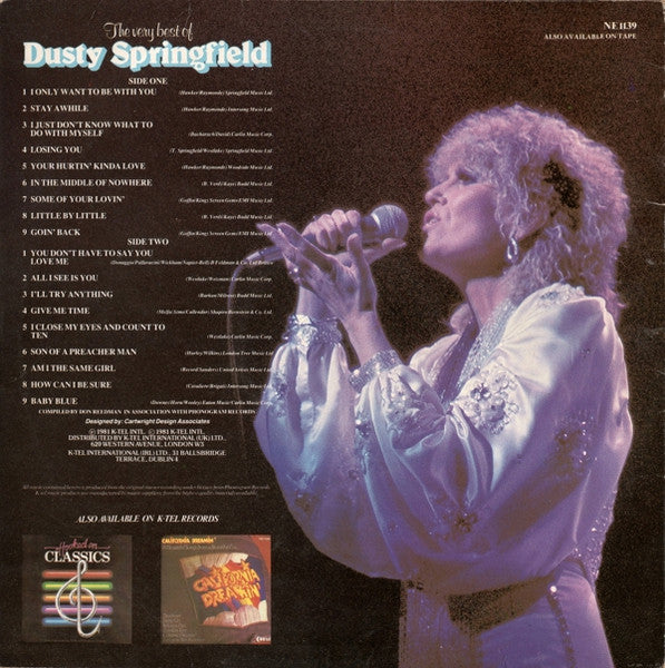 Dusty Springfield - The Very Best Of Dusty Springfield (1981 Compilation)