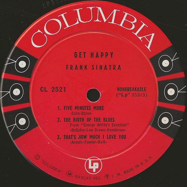 Frank Sinatra - Get Happy! (10" MONO)