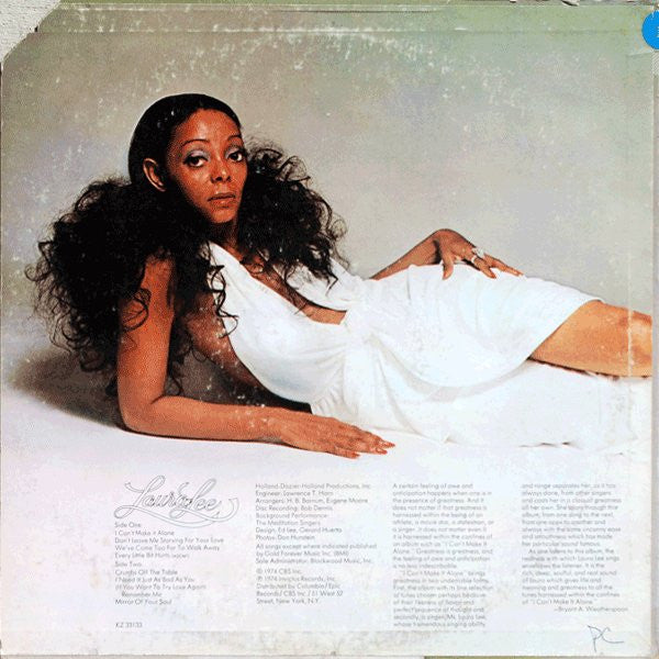 Laura Lee - I Can't Make It Alone (LP) [US] 1st (Very Good Plus (VG+))