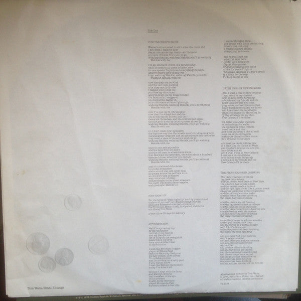 Tom Waits - Small Change (LP) [US] 1st