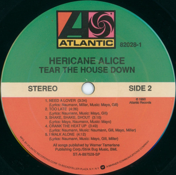 Hericane Alice - Tear The House Down