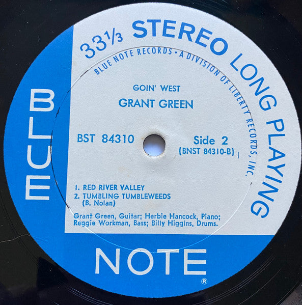 Grant Green - Goin' West (LP) [US] 1st