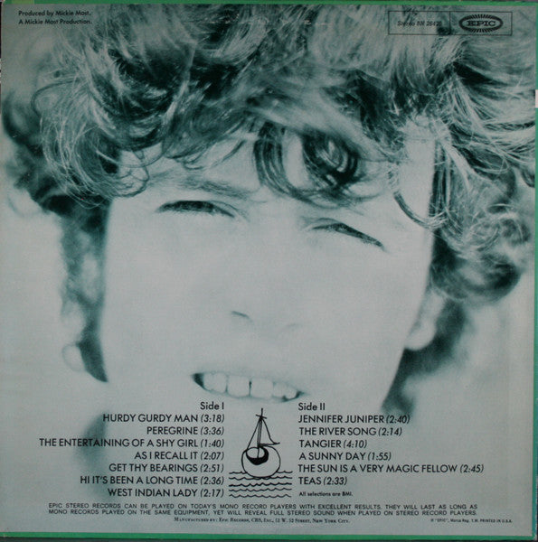 Donovan - The Hurdy Gurdy Man (LP) [US] 1st (Very Good Plus (VG+))