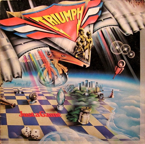 Triumph (2) - Just A Game (LP) [US] 1st (Very Good Plus (VG+))