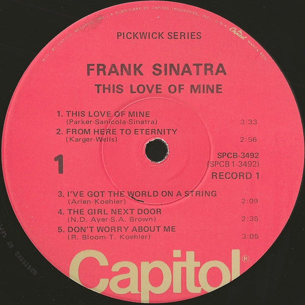 Frank Sinatra - Sinatra Special (LP) [US] 1st (Very Good Plus (VG+))