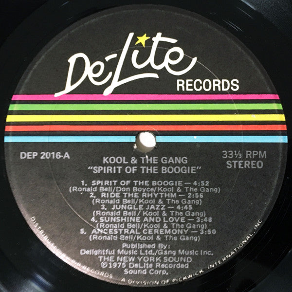 Kool & The Gang - Spirit Of The Boogie (1975 US Press)
