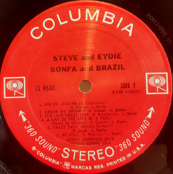 Steve & Eydie - Steve & Eydie, Bonfá & Brazil (LP) [US] 1st
