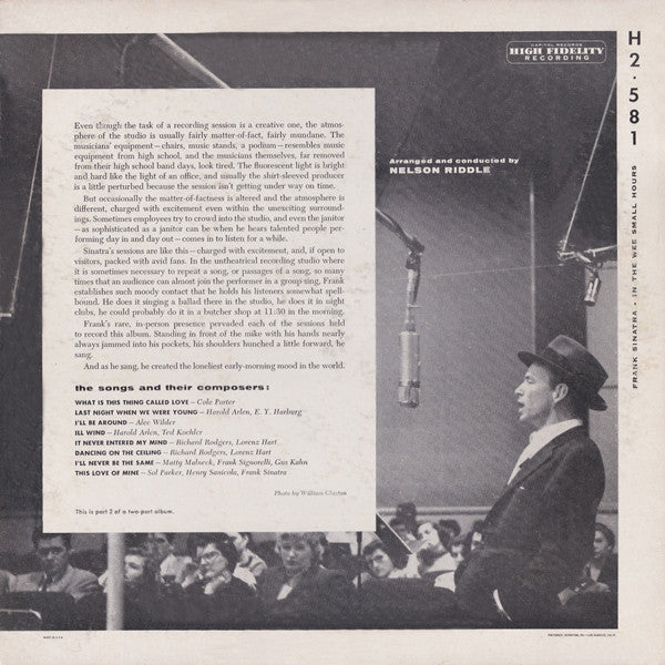 Frank Sinatra - In The Wee Small Hours (Part 2) (10")