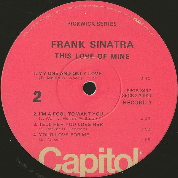 Frank Sinatra - Sinatra Special (LP) [US] 1st (Very Good Plus (VG+))