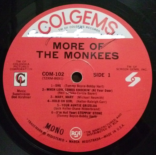 The Monkees - More Of The Monkees (LP) [US] 1st (Very Good Plus (VG+))