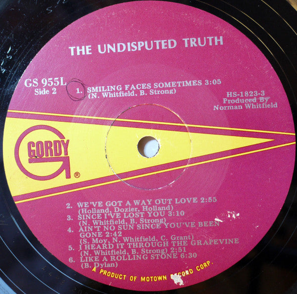 The Undisputed Truth - The Undisputed Truth (LP) [US] 1st (Very Good (VG))