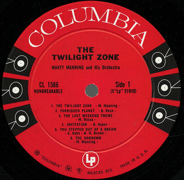 Marty Manning And His Orchestra - The Twilight Zone (1961 MONO)